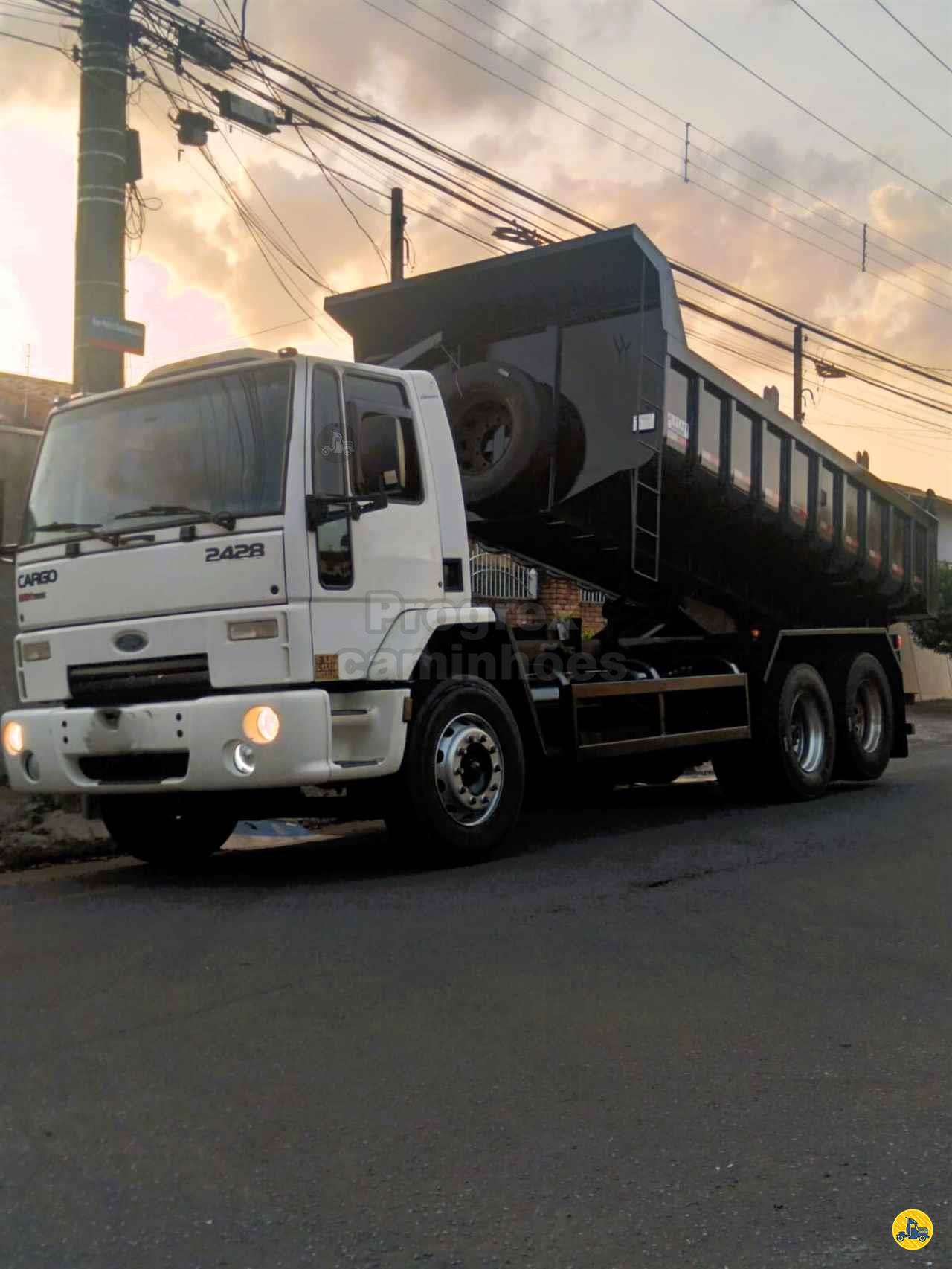 CAMINHAO FORD CARGO 2428 Caçamba Basculante Cavalo 6x2 Progrex Caminhões CAMPINAS SÃO PAULO SP